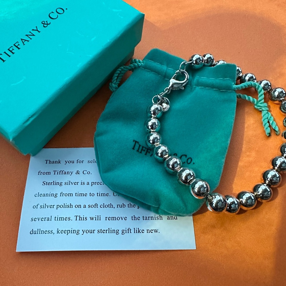 Tiffany & Co. Silver Ball Bead Bracelet excellent